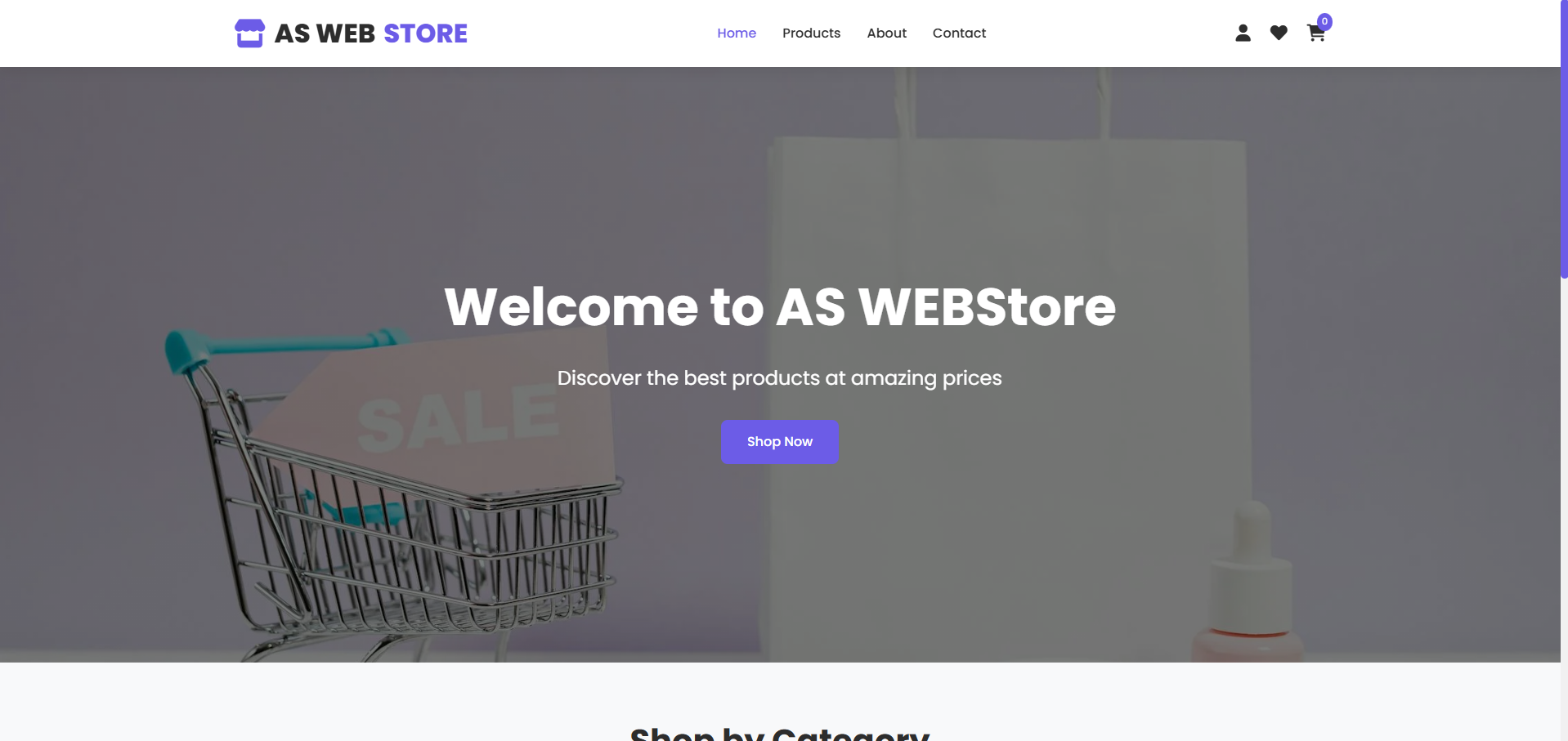 AS Web Store - E-Commerce