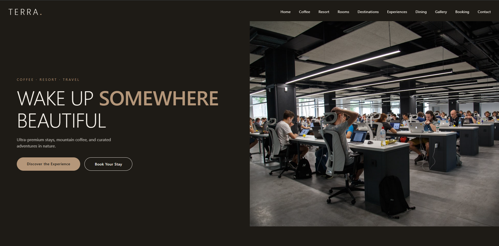 Resort & Travels Website — website built by AS Web Matrix for Travel & Tourism Company